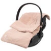 Jollein Grain Knit Wild Rose 3/5 Punts 0-9 Maanden Autostoel Voetenzak 025-811-67065 -Baby Kinderwagen Serie Winkel jollein grain knit wild 0 9 maanden autostoel voetenzak 025 811 67065 8
