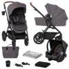 Kinderkraft A-Tour Dark Grey 3-in-1 Kinderwagen Incl. Autostoel KSATOU00DGR3000 -Baby Kinderwagen Serie Winkel kinderkraft a tour dark grey 3 in 1 kinderwagen incl. autostoel ksatou00dgr3000 1
