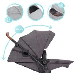 Kinderkraft B-Tour Ash Grey 3-in-1 Combi Kinderwagen Incl. Autostoel KSBTOU00DGR3000 -Baby Kinderwagen Serie Winkel kinderkraft b tour 3 in 1 ash grey wandelwagen ksbtou00dgr3000 10 1920x1920