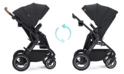 Kinderkraft B-Tour Deep Black 3-in-1 Combi Kinderwagen Incl. Autostoel KSBTOU00BLK3000 -Baby Kinderwagen Serie Winkel kinderkraft b tour 3 in 1 deep black wandelwagen ksbtou00blk3000 10