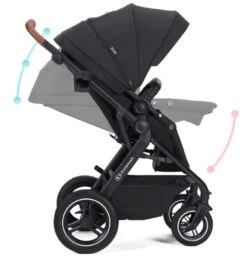Kinderkraft B-Tour Deep Black 3-in-1 Combi Kinderwagen Incl. Autostoel KSBTOU00BLK3000 -Baby Kinderwagen Serie Winkel kinderkraft b tour 3 in 1 deep black wandelwagen ksbtou00blk3000 9