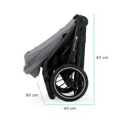 Kinderkraft Nea Deep Grey 2-in-1 Kinderwagen KSNEA000DGR2000 -Baby Kinderwagen Serie Winkel kinderkraft nea 2 in 1 kinderwagen sfeer 6 1