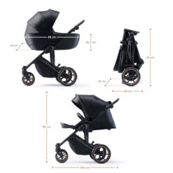 Kinderkraft Prime 2 Venezian Black 3-in-1 Kinderwagen Incl. Autostoel KSPRIM02BLK3000 -Baby Kinderwagen Serie Winkel kinderkraft prime 2 venezian black 3in1 kinderwagen ksprim02blk3000 2