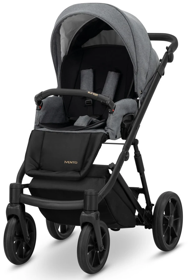 Kunert Ivento Black Deep Graphite 2-in-1 Kinderwagen IVE-09-BLACK 5 Kunert Ivento Black Deep Graphite 2-in-1 Kinderwagen IVE-09-BLACK - Afbeelding 3