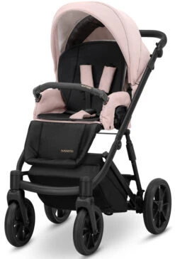 Kunert Ivento Black Smoky Pink 2-in-1 Kinderwagen IVE-11-BLACK -Baby Kinderwagen Serie Winkel kunert ivento black smoky pink 2 in 1 kinderwagen ive 11 black 15