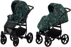 Kunert Mata Black Pink 2-in-1 Combi Kinderwagen MATA-06-BLACK -Baby Kinderwagen Serie Winkel kunert mata 2 in 1 combi kinderwagen mata 10 1 1