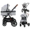 Lorelli Lora Cool Grey Elephants 3-in-1 Combi Kinderwagen Incl. Autostoel 1002128-2123D -Baby Kinderwagen Serie Winkel lorelli lora cool grey elephants 3 in 1 1 1