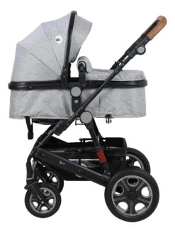 Lorelli Lora Cool Grey Elephants 3-in-1 Combi Kinderwagen Incl. Autostoel 1002128-2123D -Baby Kinderwagen Serie Winkel lorelli lora cool grey elephants 3 in 1 3