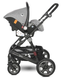 Lorelli Lora Cool Grey Elephants 3-in-1 Combi Kinderwagen Incl. Autostoel 1002128-2123D -Baby Kinderwagen Serie Winkel lorelli lora cool grey elephants 3 in 1 8