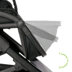 Lorelli Aria Grey 3-in-1 Kinderwagen Incl. Autostoel 1002177-2325 -Baby Kinderwagen Serie Winkel lorelli aria 3 in 1 combi details sfeer 11