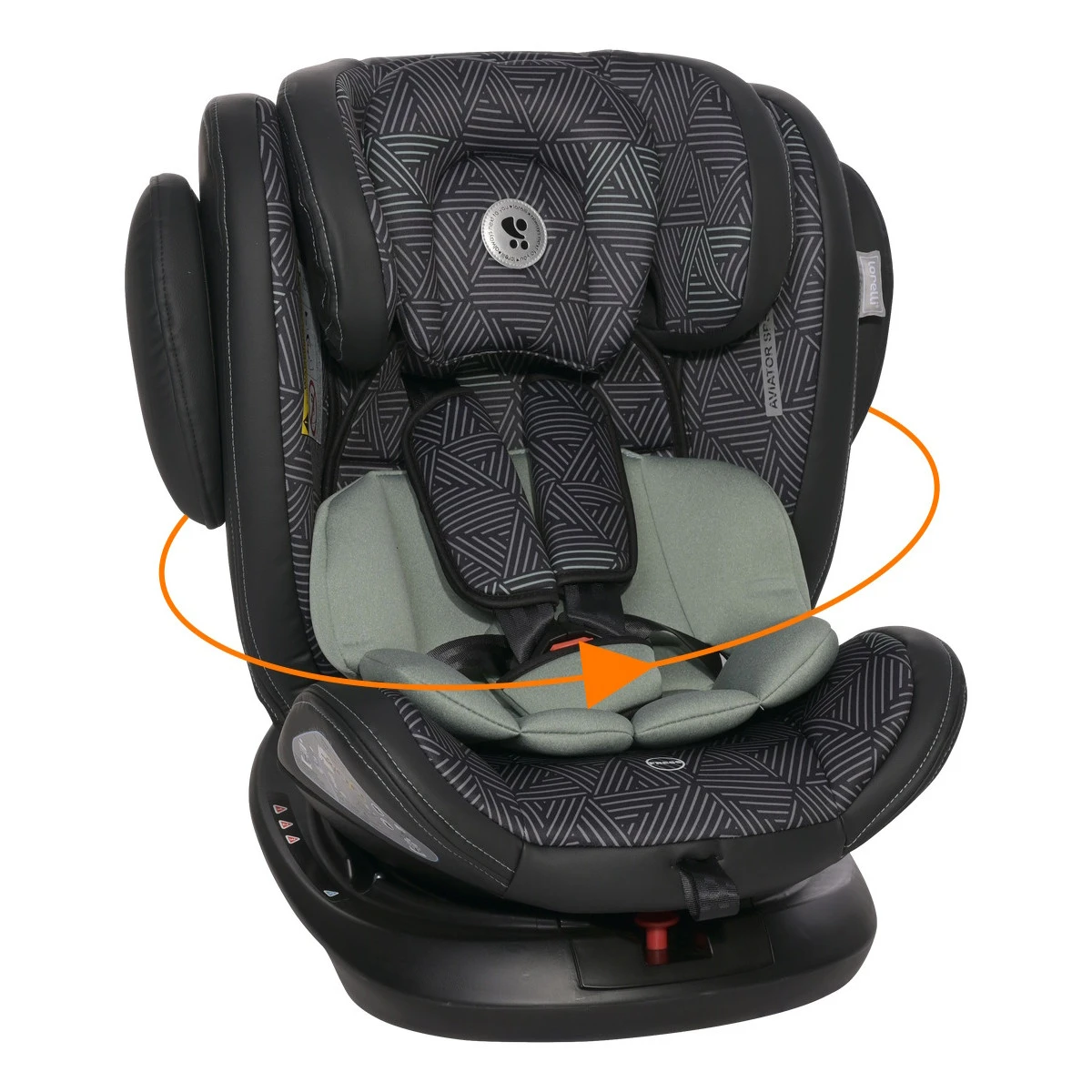Lorelli Aviator Iceberg Green 0-36 Kg SPS Isofix 360° Autostoel 1007130-2337 3 Lorelli Aviator Iceberg Green 0-36 Kg SPS Isofix 360° Autostoel 1007130-2337