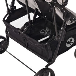 Lorelli Duo Black Duowagen Incl. Luiertas 1002154-2305 -Baby Kinderwagen Serie Winkel lorelli duo cool grey duowagen incl. luiertas 1002154 2386 6 1