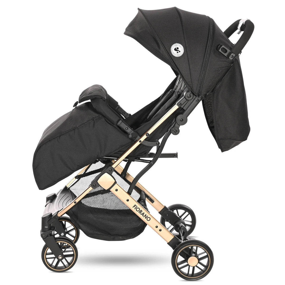Lorelli Fiorano Black Wandelwagen Incl. Beenkap 1002149-2305 5 Lorelli Fiorano Black Wandelwagen Incl. Beenkap 1002149-2305 - Afbeelding 3