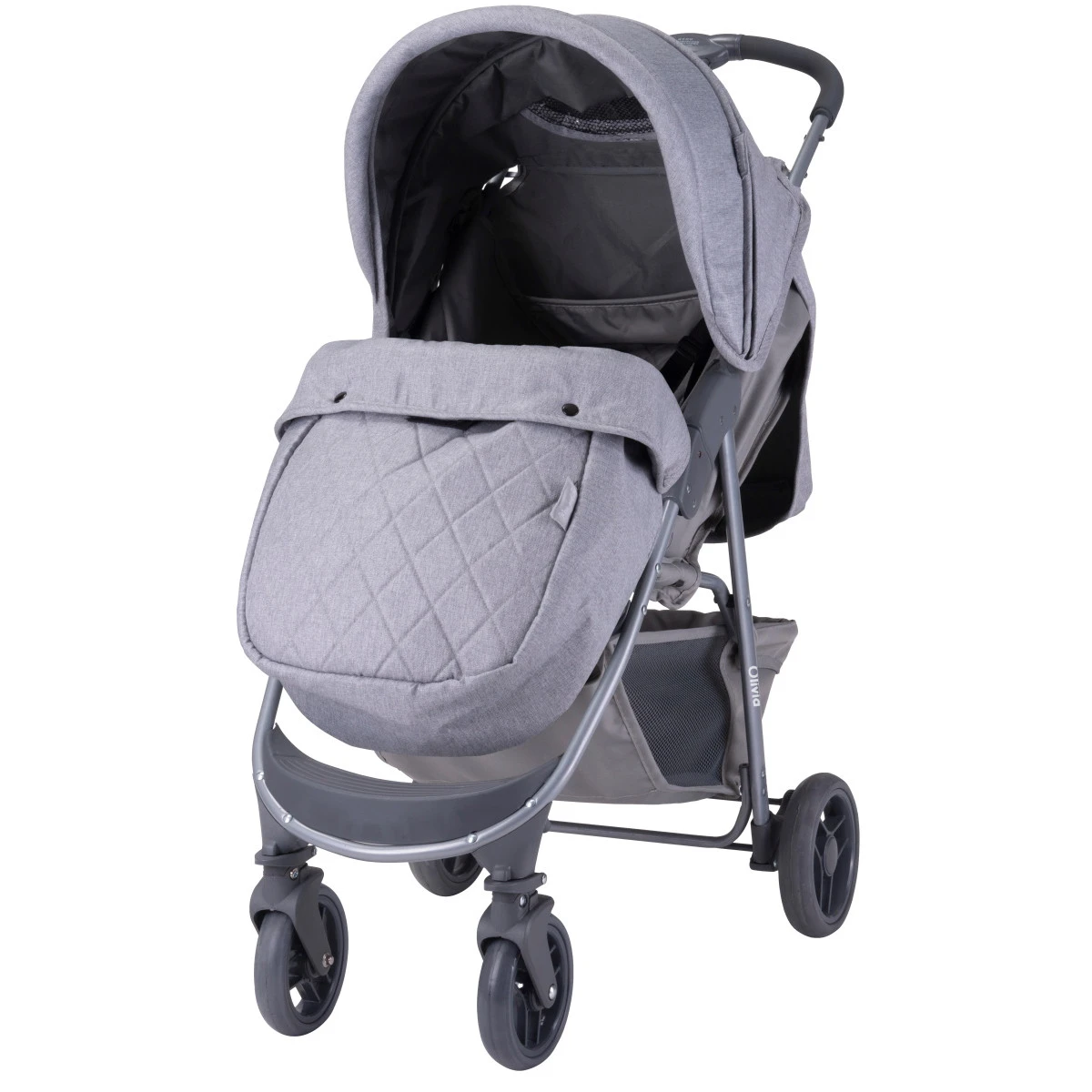 Lorelli Olivia Basic Cool Grey Wandelwagen 1002186-2386 4 Lorelli Olivia Basic Cool Grey Wandelwagen 1002186-2386 - Afbeelding 2