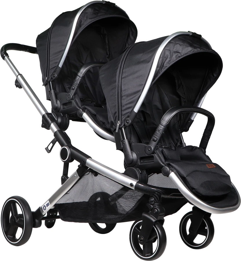 Ding Amigo Black/Silver Tandem Duowagen DI-191704