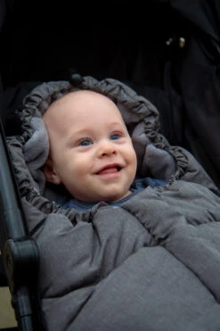 Ding Grey Deluxe Universele Buggy/Wandelwagen Voetenzak DI-252425 -Baby Kinderwagen Serie Winkel mamaloes ding voetenzak deluxe 02