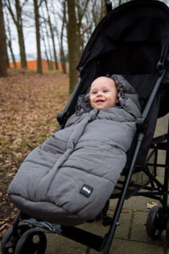 Ding Grey Deluxe Universele Buggy/Wandelwagen Voetenzak DI-252425 -Baby Kinderwagen Serie Winkel mamaloes ding voetenzak deluxe 04