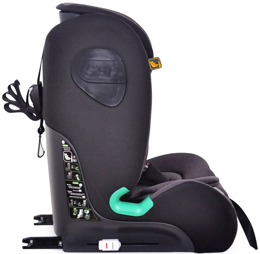 Ding York Grey Leather I-Size Autostoel 9-36 Kg K63 - Afbeelding 5