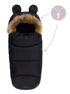 Momi Black Universele Voetenzak AKCE00032 12 Momi Black Universele Voetenzak AKCE00032 -Baby Kinderwagen Serie Winkel momi black universele voetenzak akce00032 3