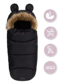 Momi Black Universele Voetenzak AKCE00032 15 Momi Black Universele Voetenzak AKCE00032 -Baby Kinderwagen Serie Winkel momi black universele voetenzak akce00032 6