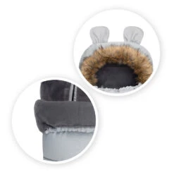 Momi Grey Universele Voetenzak AKCE00034 -Baby Kinderwagen Serie Winkel momi grey universele voetenzak akce00034 5