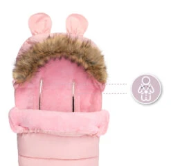 Momi Pink Universele Voetenzak AKCE00033 13 Momi Pink Universele Voetenzak AKCE00033 -Baby Kinderwagen Serie Winkel momi pink universele voetenzak akce00033 4