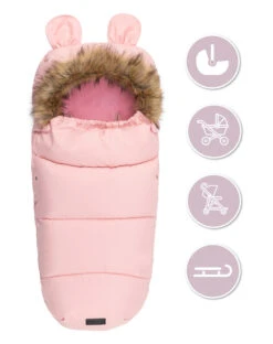 Momi Pink Universele Voetenzak AKCE00033 15 Momi Pink Universele Voetenzak AKCE00033 -Baby Kinderwagen Serie Winkel momi pink universele voetenzak akce00033 6