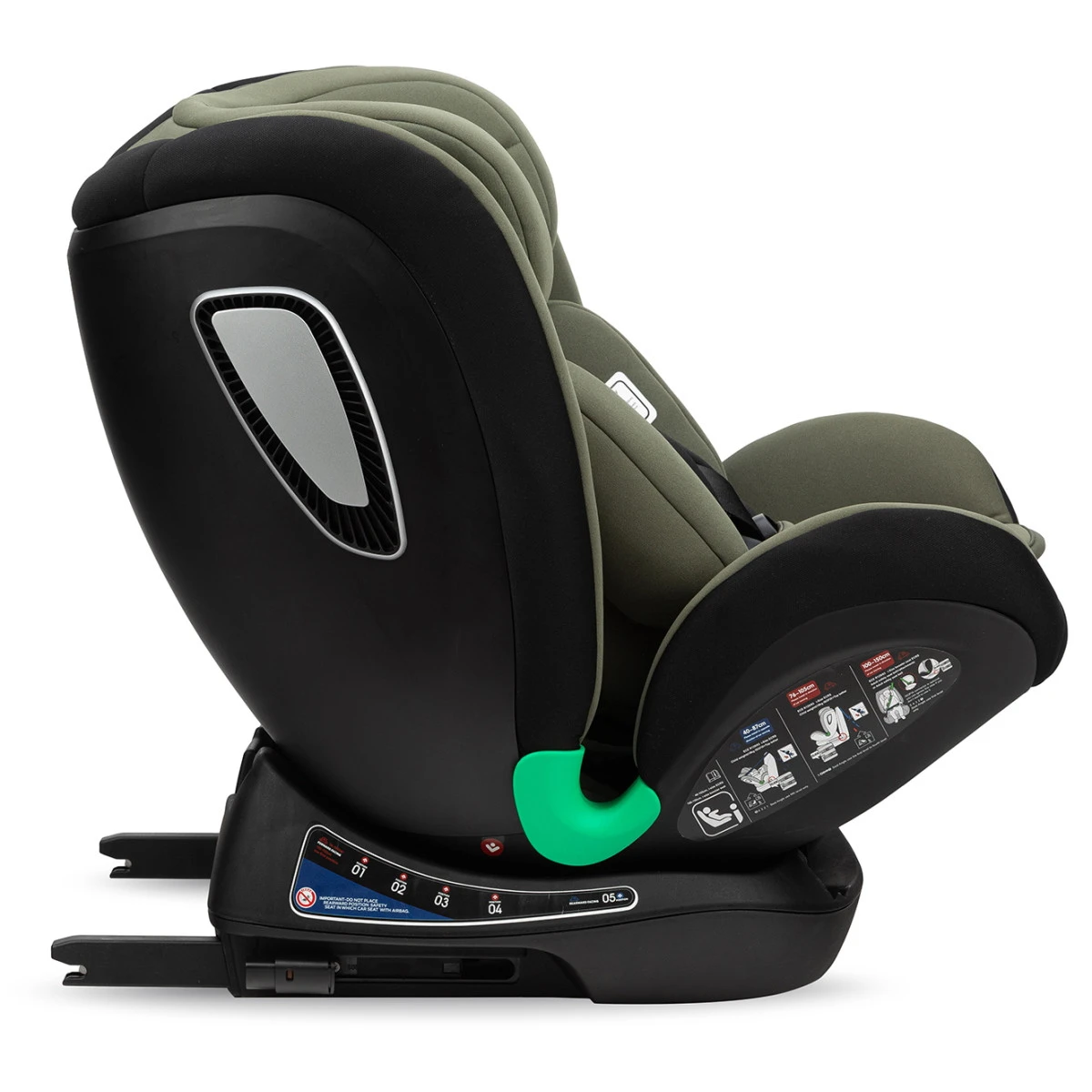 Momi Urso Khaki 40-150 Cm I-Size Autostoel FOSA00023 7 Momi Urso Khaki 40-150 Cm I-Size Autostoel FOSA00023 - Afbeelding 5