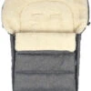 Zaffiro Wol Grijs Melange Universele Afritsbare Voetenzak S77 -Baby Kinderwagen Serie Winkel zaffiro voetenzak grey melange wol 1