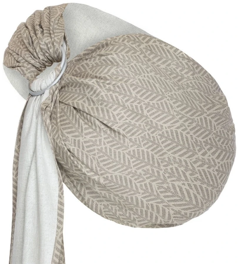 Zaffiro Hug Me Beige Leaves Draagdoek N16 7855 3 Zaffiro Hug Me Beige Leaves Draagdoek N16 7855